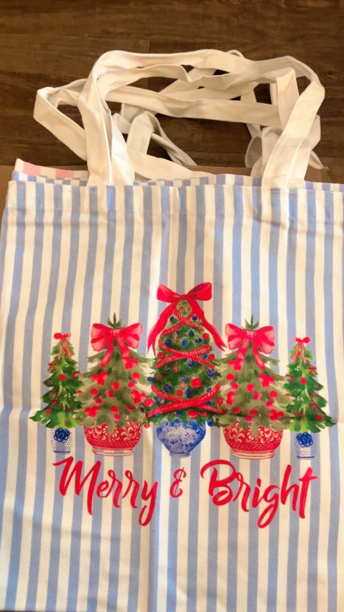 Holiday/Christmas themed tote bags